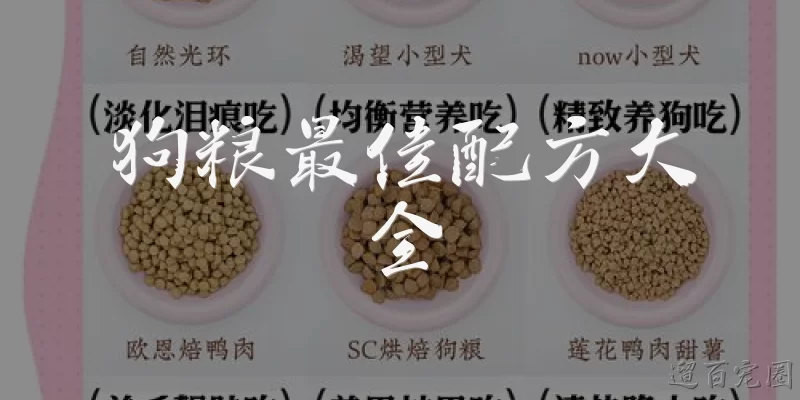 狗粮最佳配方大全